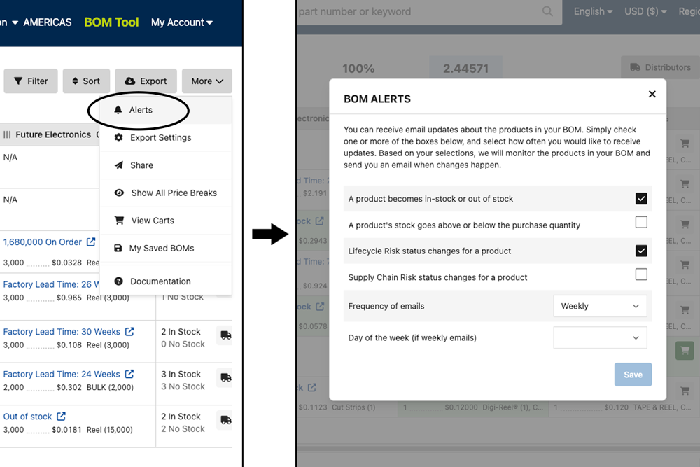 BOM Tool - TrustedParts.com